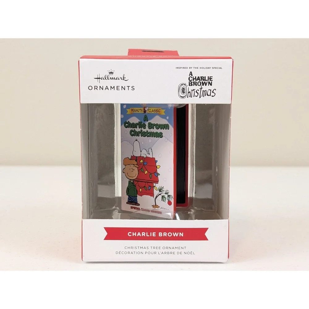 Hallmark Charlie Brown Christmas VHS Tape Christmas Ornament 3